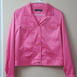 Pink light weight jacket